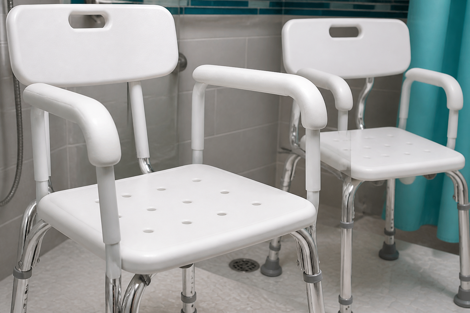 Why Arms Matter on a Shower Chair
