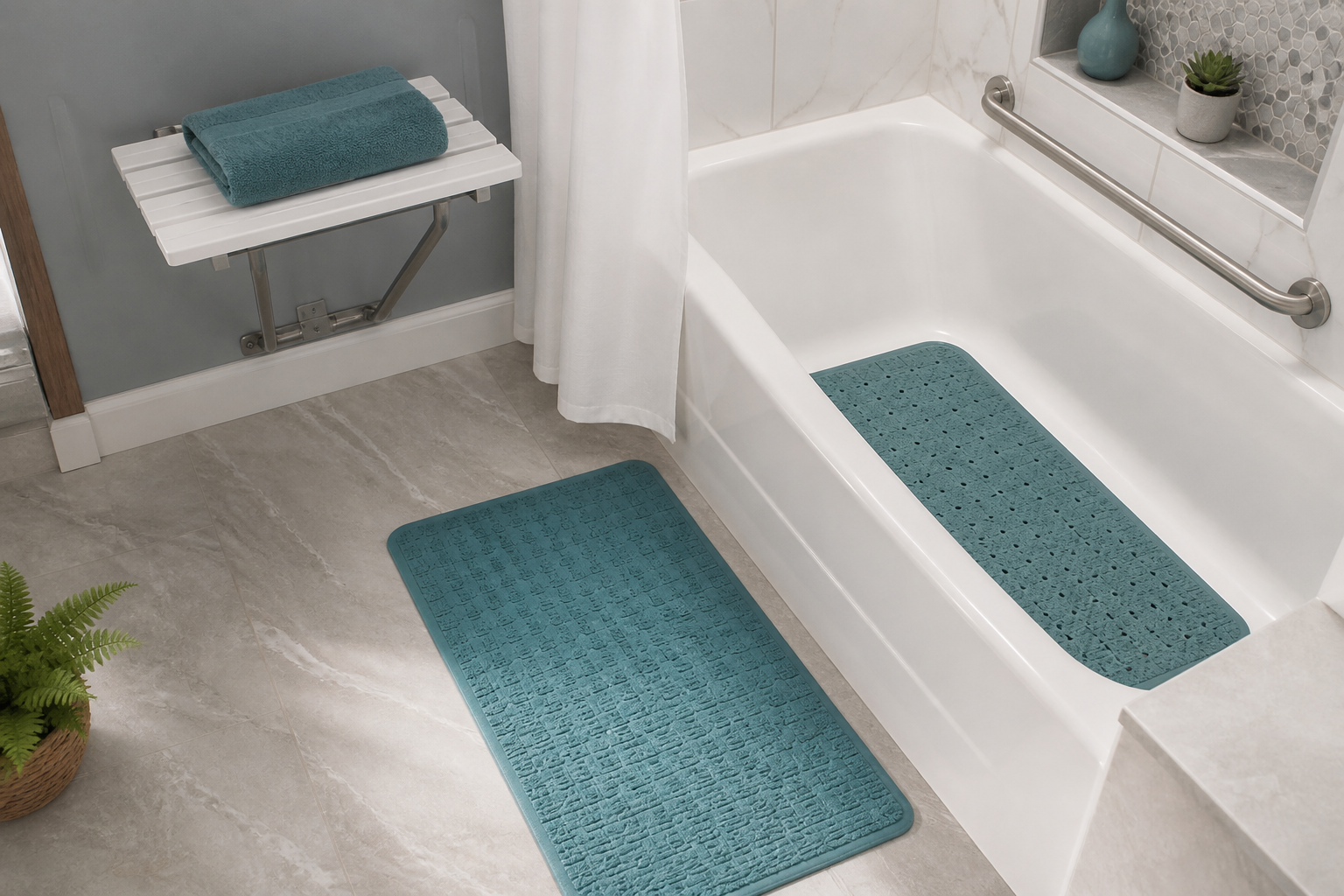 Mats, Folding Benches, and Daily Routines